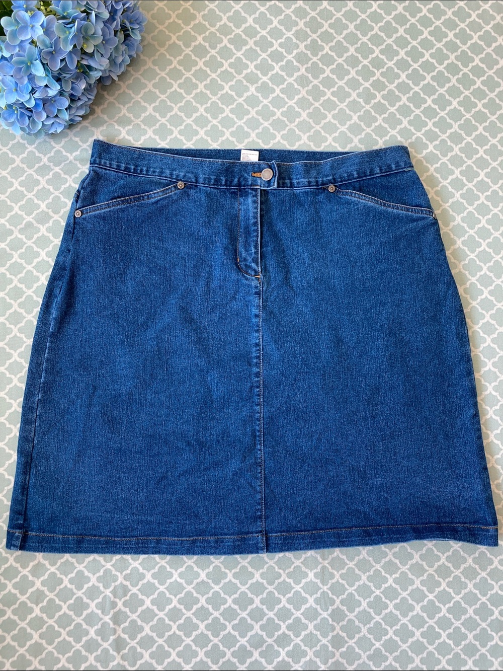 Woolrich Vintage Denim Skirt 16